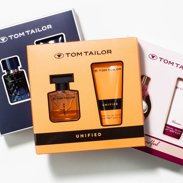 Geschenkset-Design Tom Tailor UNIFIED, FOR HIM & BE MINDFUL